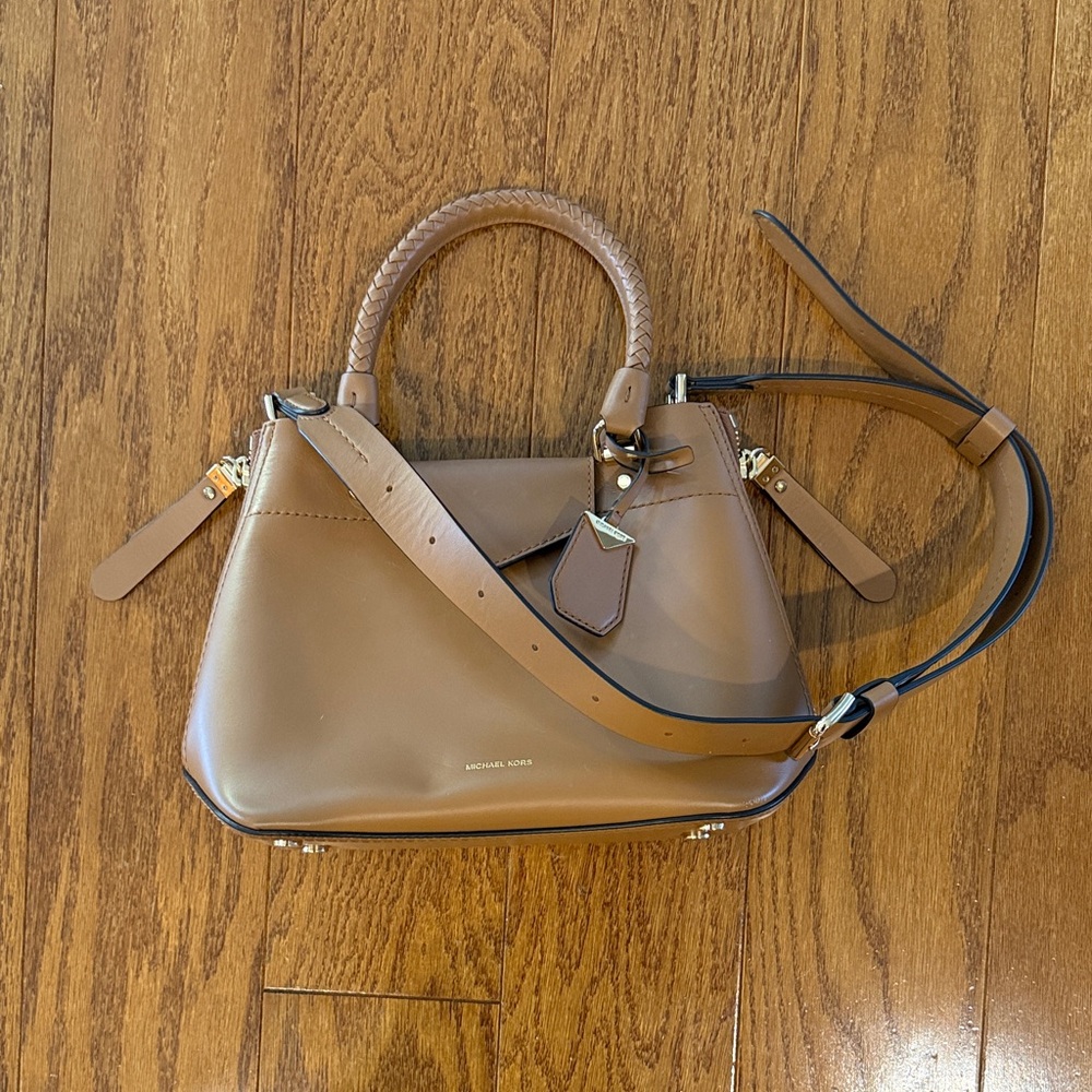 Michael Kors Tan Leather Satchel - Picture 1 of 4